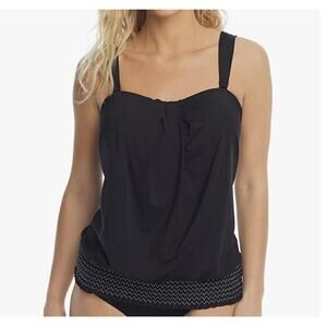 Coco Reef Classic Solid Grace Bra Sized Tankini Top 32C NWT